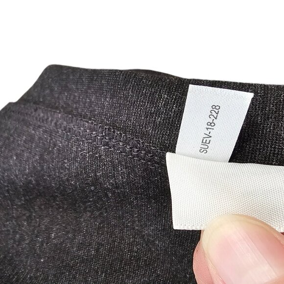 M.M.LaFleur Sheath Dress Size 0 Sleeveless The Lydia Ponte Charcoal Gray Stretch - Picture 10 of 10